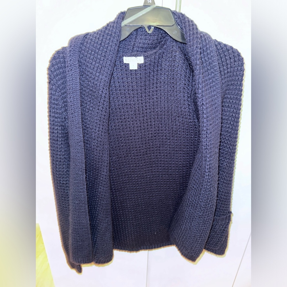 Merona navy cardigan